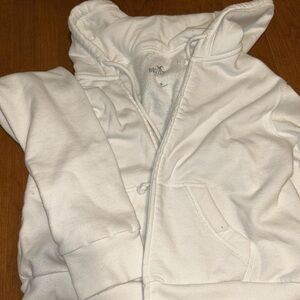 Hollister Cream Fleece Hoodie